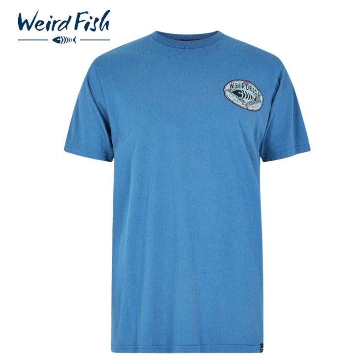 Weird Fish Eco Surf Blue T-Shirt Blue