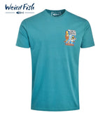 Weird Fish Fawlty Trouters Teal T-Shirt Green