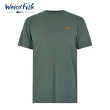 Weird Fish Fished Logo Crew Neck Tee Green