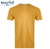 Weird Fish Fished Mustard T-Shirt Gold