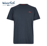 Weird Fish Fished Organic Navy T-Shirt Navy