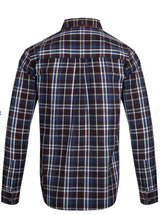 Weird Fish Fresno Navy & Red Check Shirt Navy