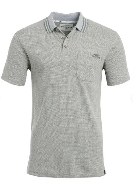 Weird Fish Harlow Military Green Polo Green