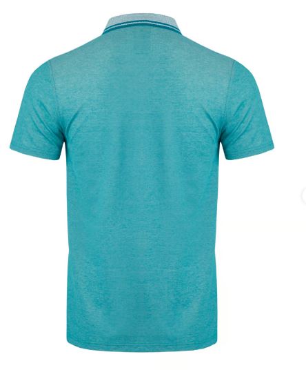 Weird Fish Harlow Peacock Blue Polo Blue