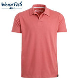 Weird Fish Jetstream Rosewood Polo Red