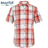 Weird Fish Chili Red Short Sleeve Shirt Red