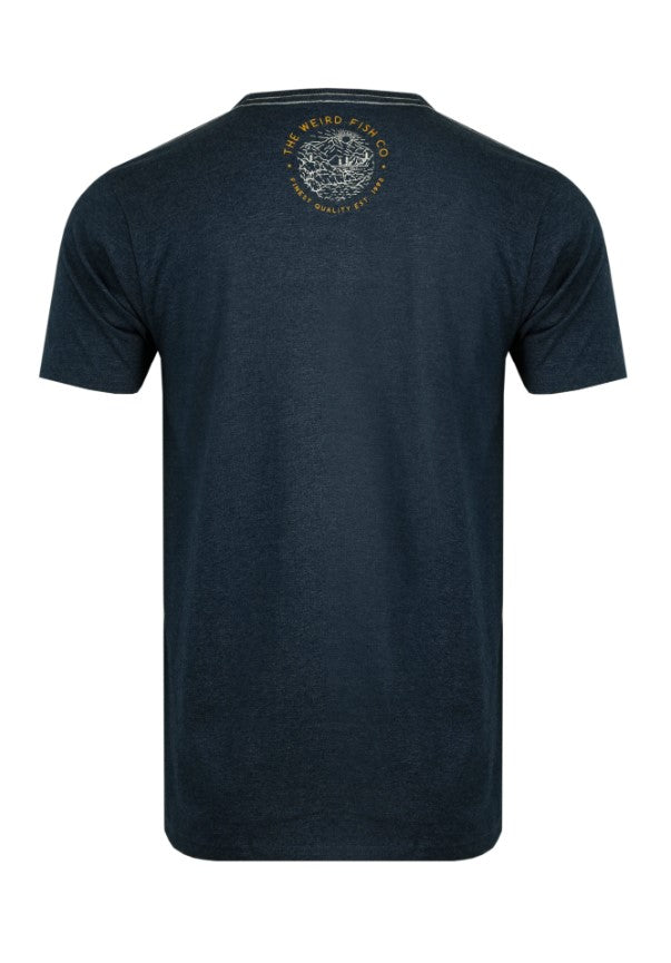 Weird Fish Lakes & Peaks Navy Tee Navy