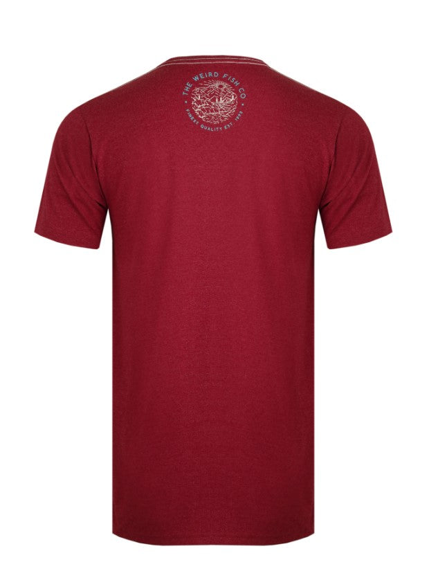 Weird Fish Lakes & Peaks Foxberry Tee Red