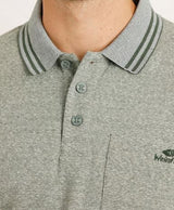 Weird Fish Marlow Thyme Polo Shirt Green