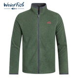 Weird Fish Merril Full Zip Spruce Fleece Green