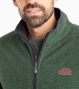 Weird Fish Merril Full Zip Spruce Fleece Green