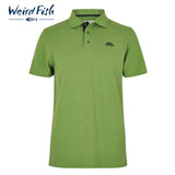 Weird Fish Organic Cotton Kiwi Polo Green