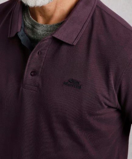 Weird Fish Miles Organic Pique Wine Polo Wine