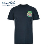 Weird Fish Navy Fish Nations T-Shirt Navy