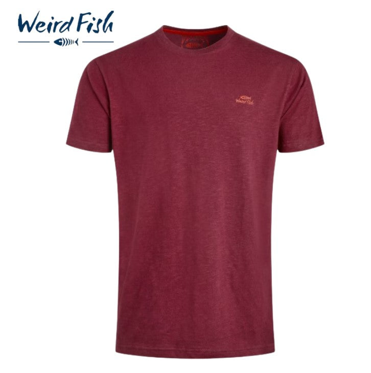 Weird Fish Fished Organic Cherry T-Shirt Red