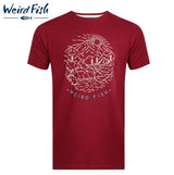 Weird Fish Lakes & Peaks Foxberry Tee Red