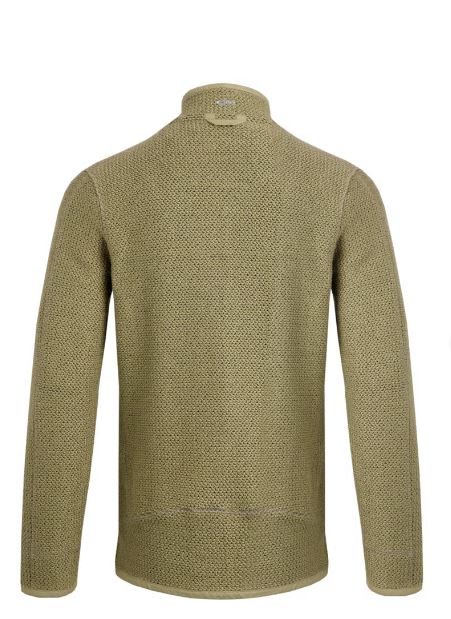 Weird Fish Rossten Olive Green Full Zip Green