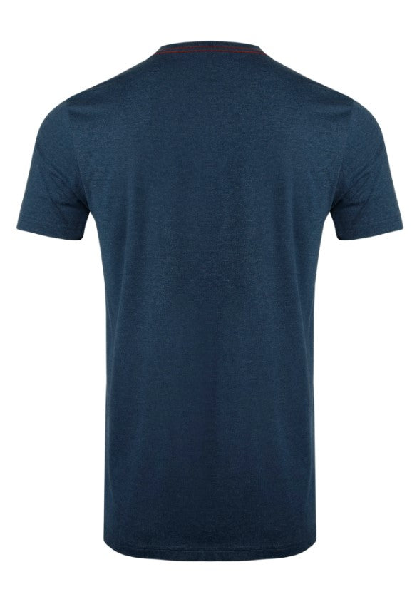 Weird Fish Shatter Federal Blue Tee Navy