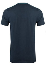 Weird Fish Skeleton Print Navy T-Shirt Navy