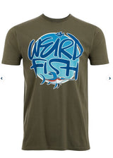 Weird Fish Stay Weird Green Artist Tee Green