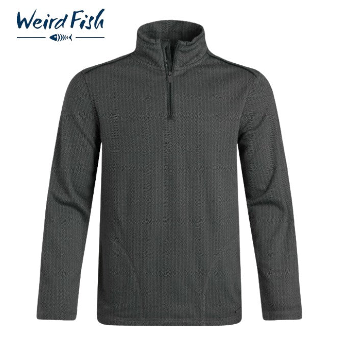 Weird Fish Sterling Quarter Zip Fleece Grey