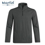 Weird Fish Sterling Quarter Zip Fleece Grey
