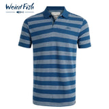 Weird Fish Wootton Blue Striped Polo Blue