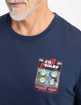 Weird Fish Cod Dwarf Artist Logo Tee Navy