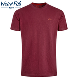 Weird Fish Fished Organic Cherry T-Shirt Red