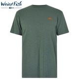 Weird Fish Fished Logo Crew Neck Tee Green