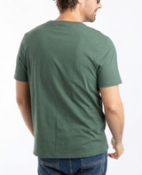Weird Fish Fished Logo Crew Neck Tee Green