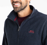 Weird Fish Merrill Full Zip Navy Fleece Navy