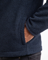 Weird Fish Merrill Full Zip Navy Fleece Navy