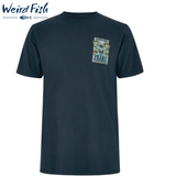 Weird Fish Peaky Flounders Artist Tee Navy