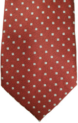 Hunter & Oak X-Long Wine Print Tie Wine