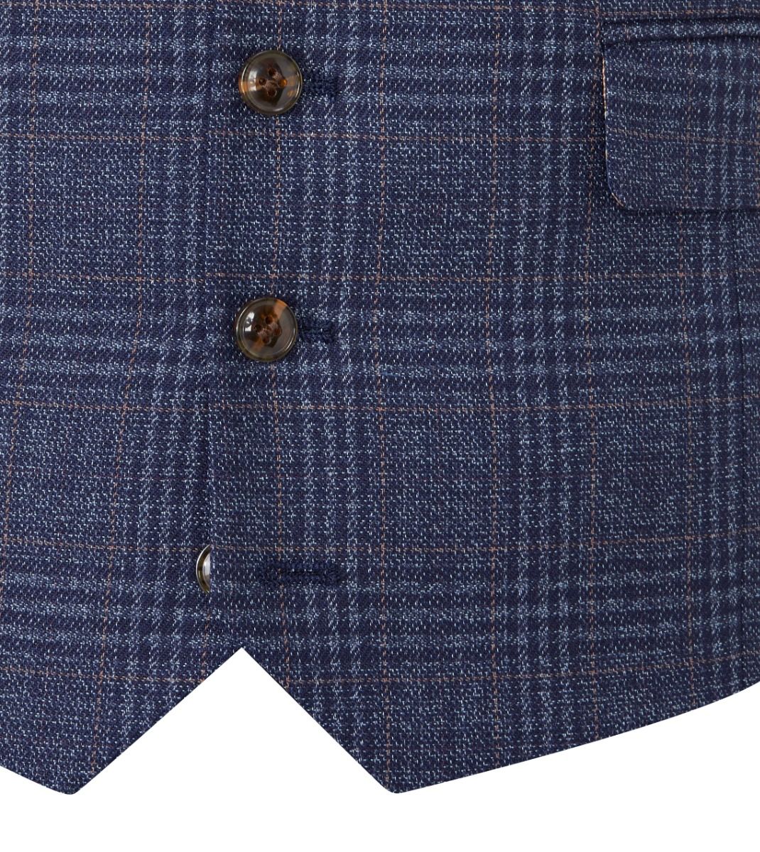 Skopes Extra Long Woolf Waistcoat Navy