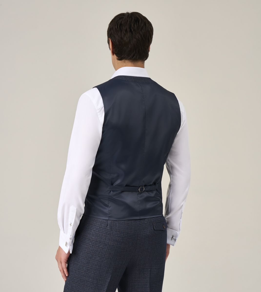 Skopes Extra Long Woolf Waistcoat Navy