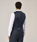 Skopes Extra Long Woolf Waistcoat Navy