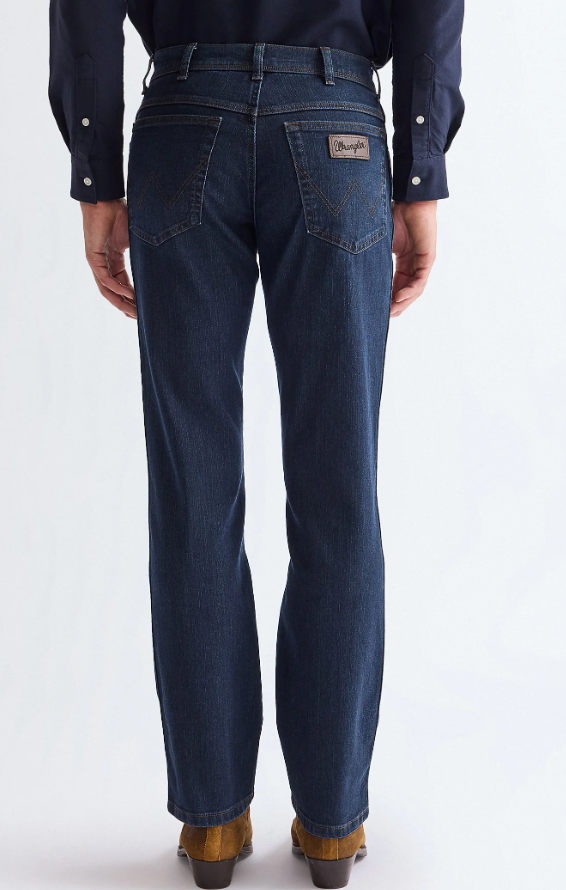 Wrangler Texas Stretch Blue Black Jean Navy
