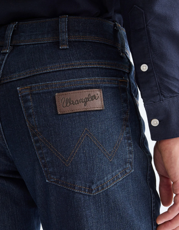 Wrangler Texas Stretch Blue Black Jean Navy
