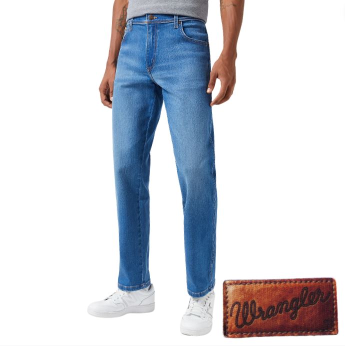 Wrangler Rustic Denim Blue Jean Blue