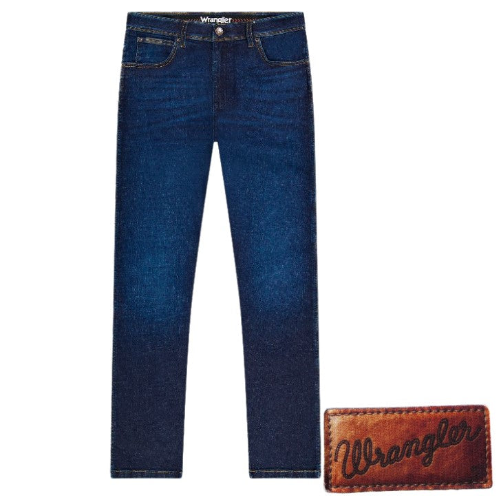 Wrangler Texas Stretch Rustic Navy Jeans Navy