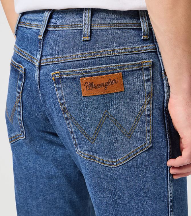 Wrangler Texas Stretch Stonewash Jeans Blue